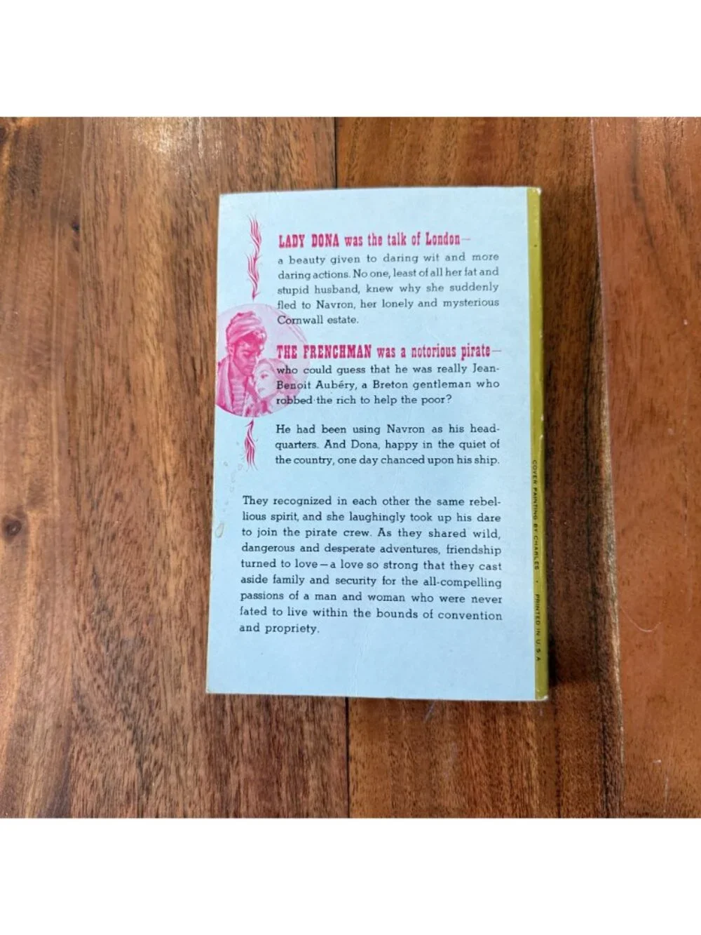 Frenchman's Creek Daphne du Maurier Paperback Vintage 1959 Cardinal Edition C-36